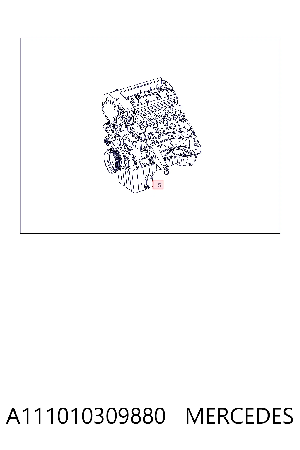 ДВЗ Mercedes C купе (CL203) (2001 - 2007) ціна, від 98.15 USD