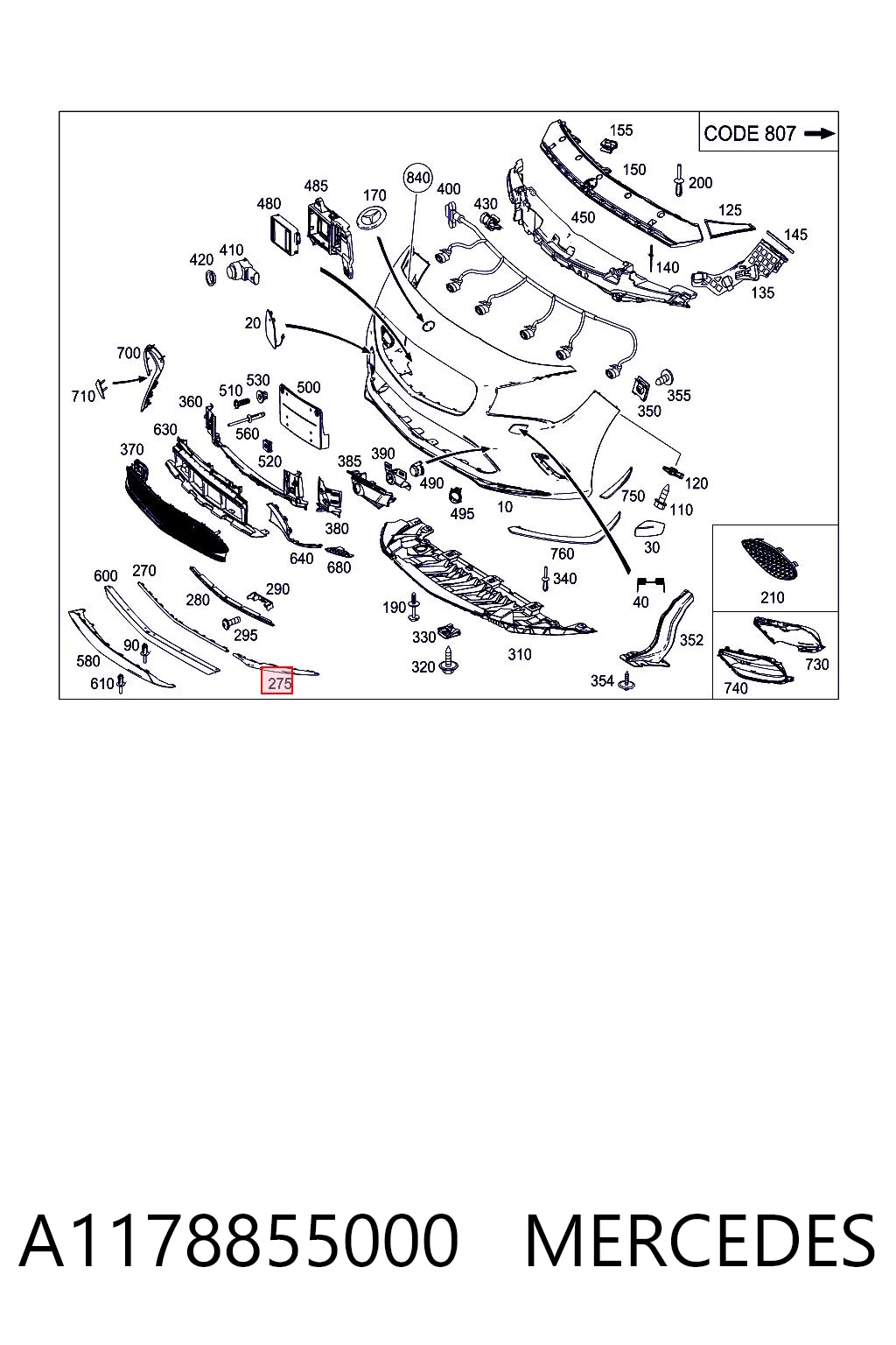 A1178855000 Mercedes 