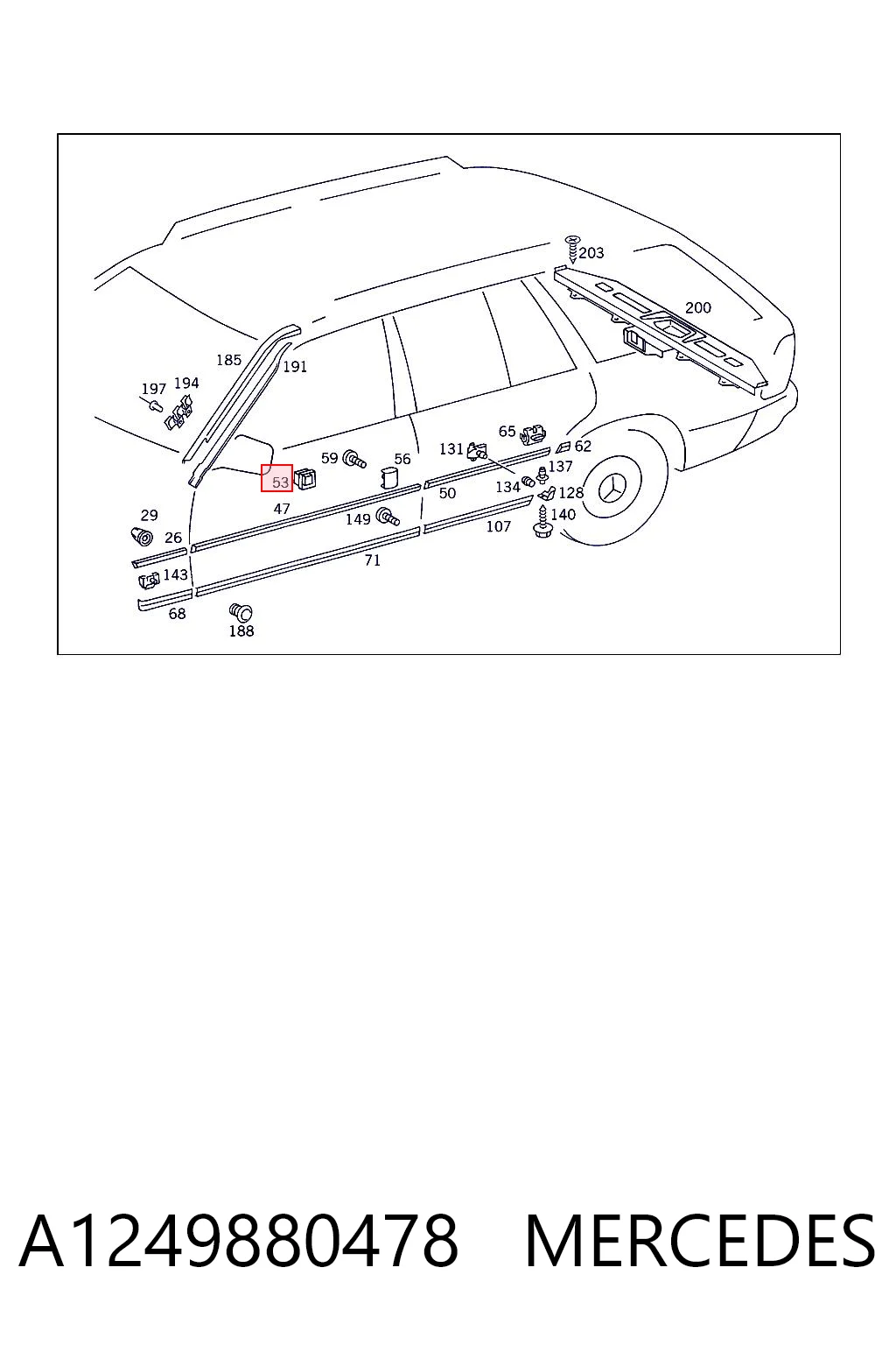 A1249880478 Mercedes 