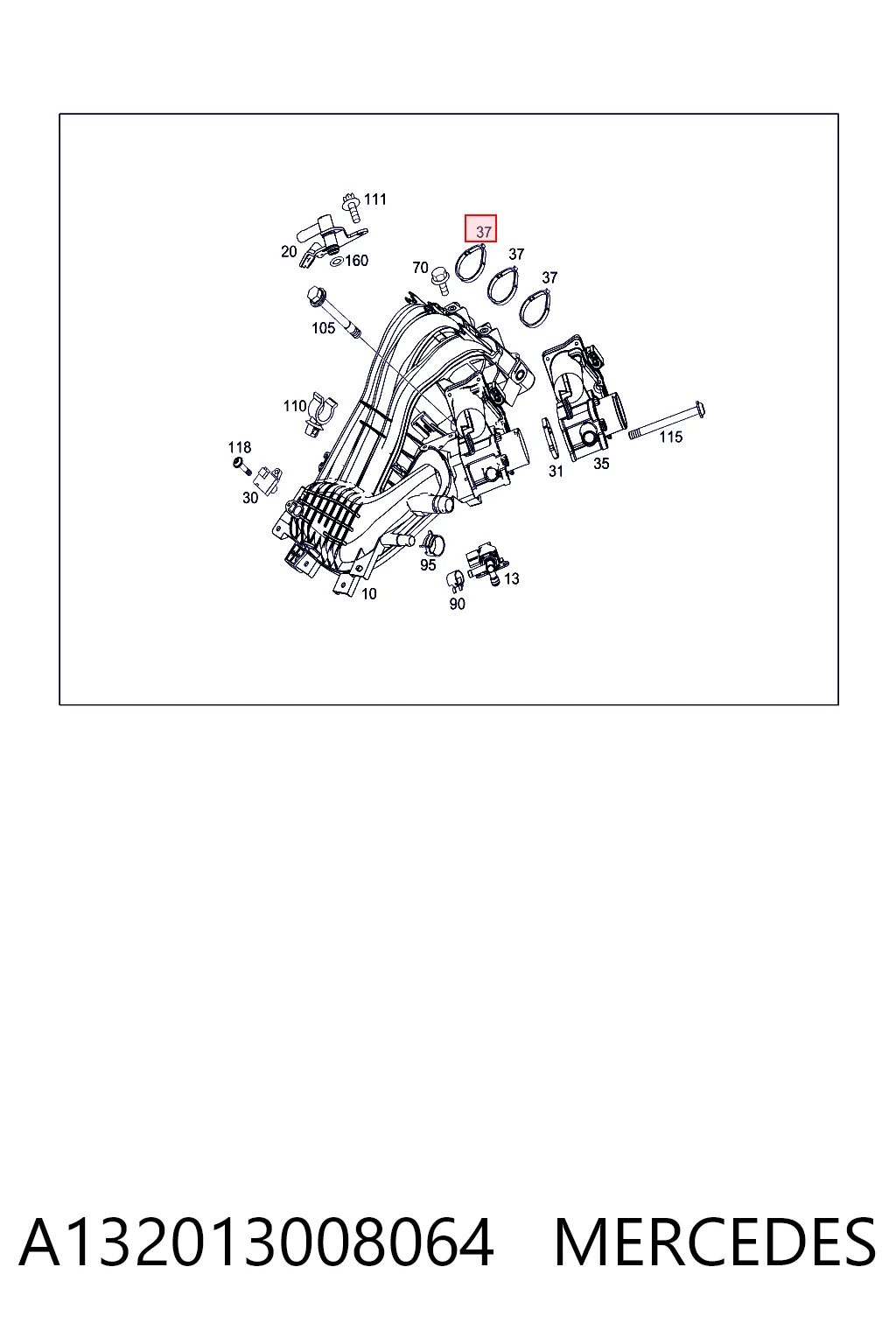 Прокладка впускного колектора Smart FORTWO купе (451) (2007 - 2026) ціна, від 8.63 USD