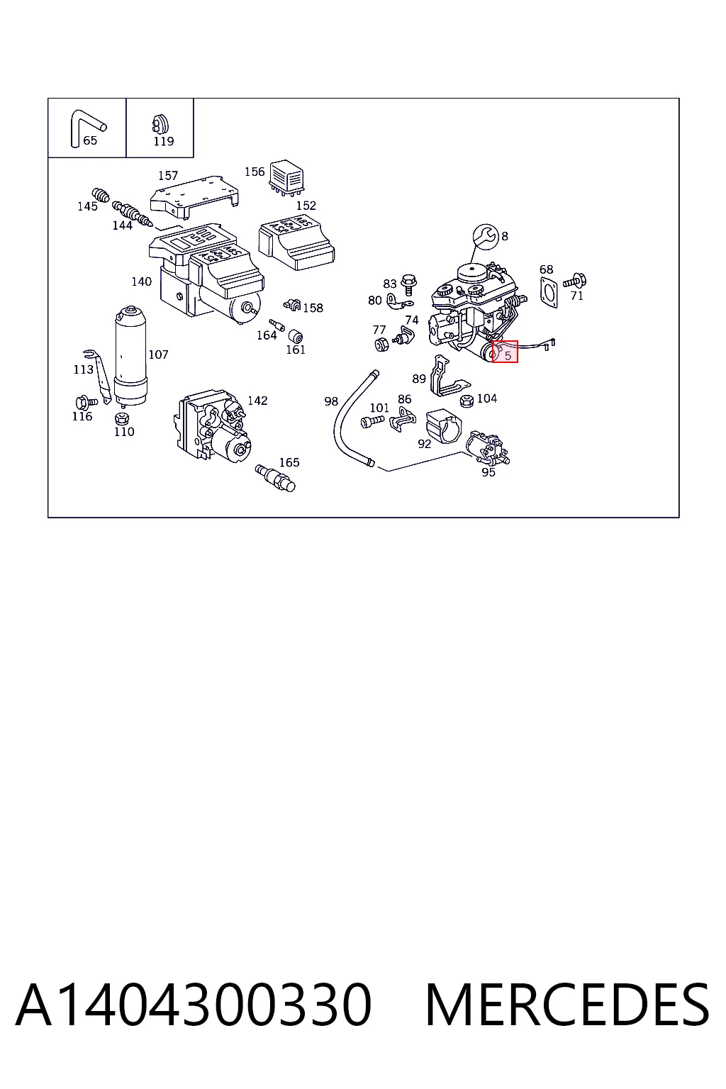 A1404300330 Mercedes