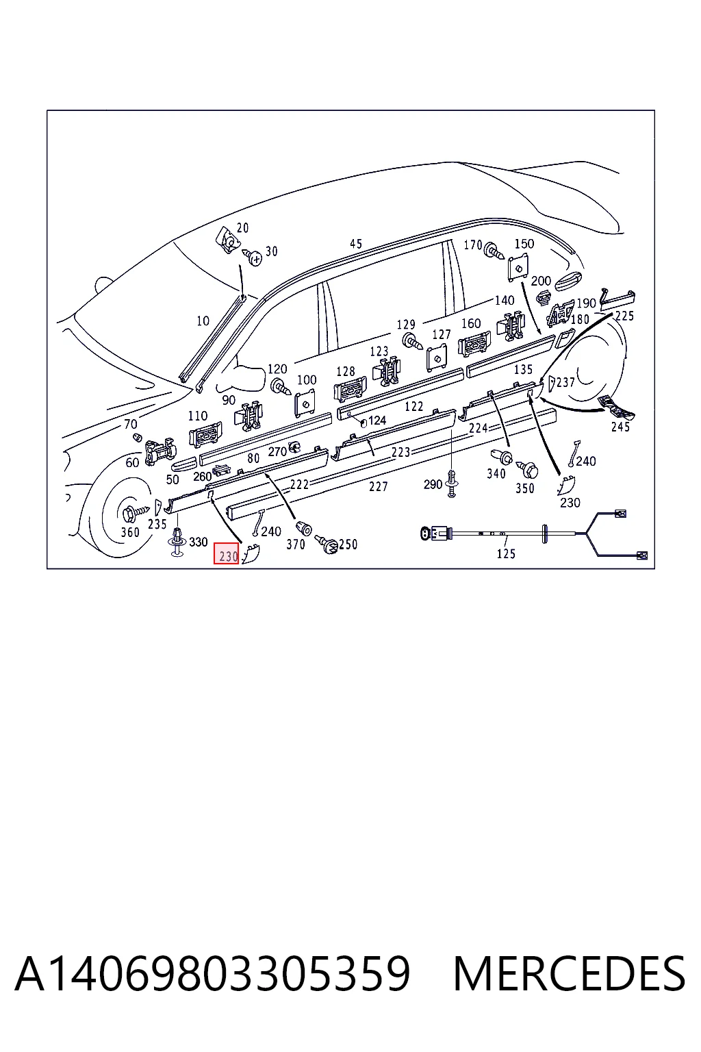 Купити 14069803309189 Mercedes 