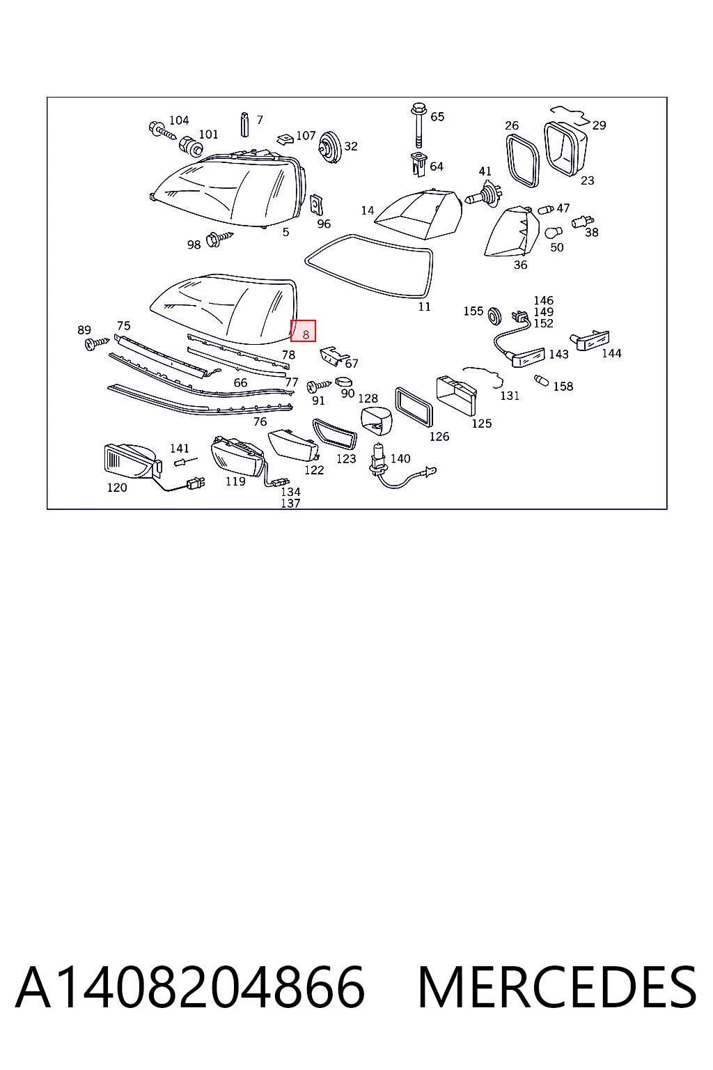 A1408204866 Mercedes
