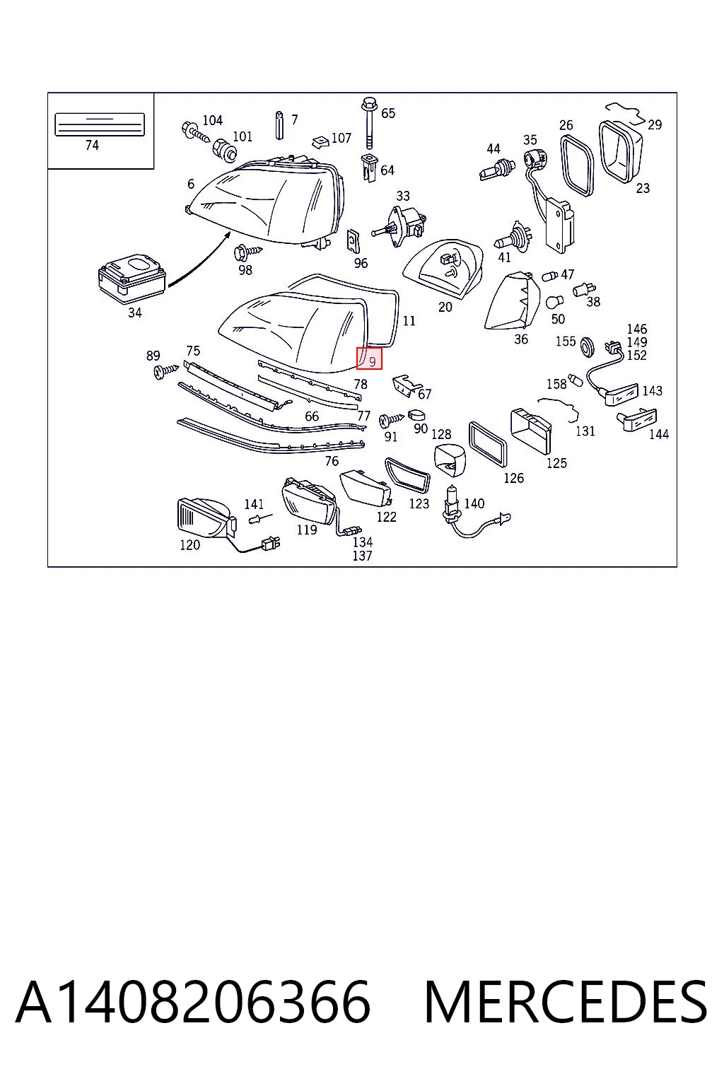 A1408206366 Mercedes