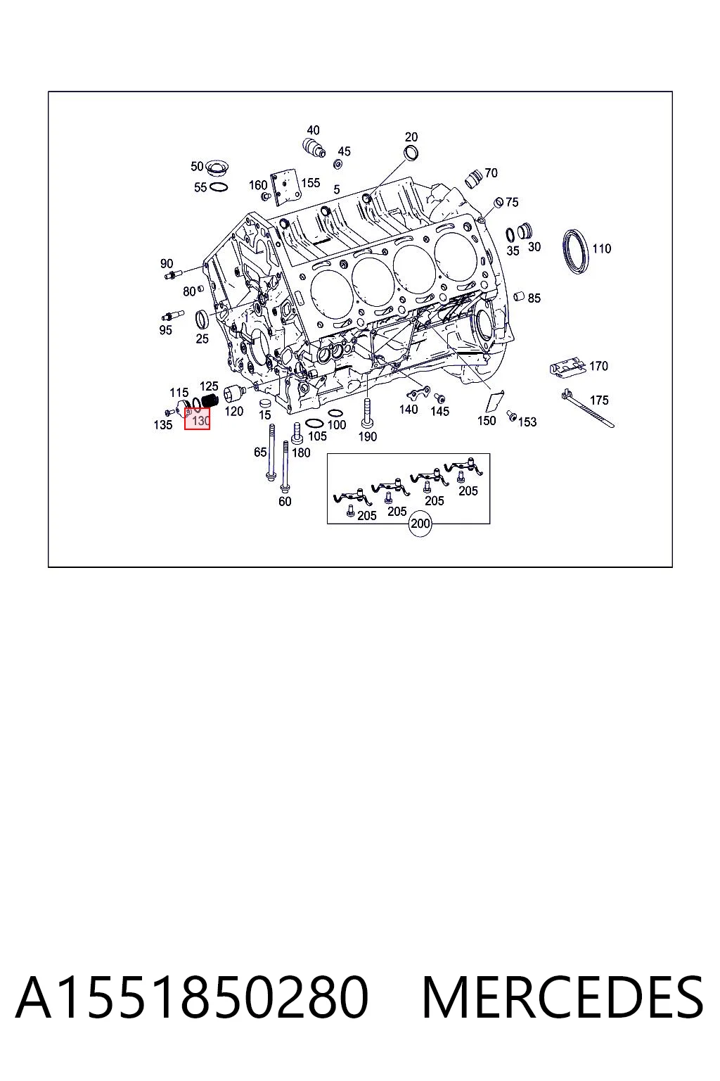 A1551850280 Mercedes 