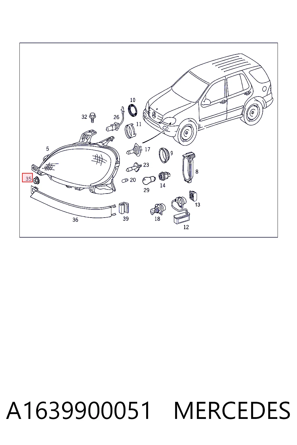  Mercedes A000000006037 ціна, від 1.16 USD