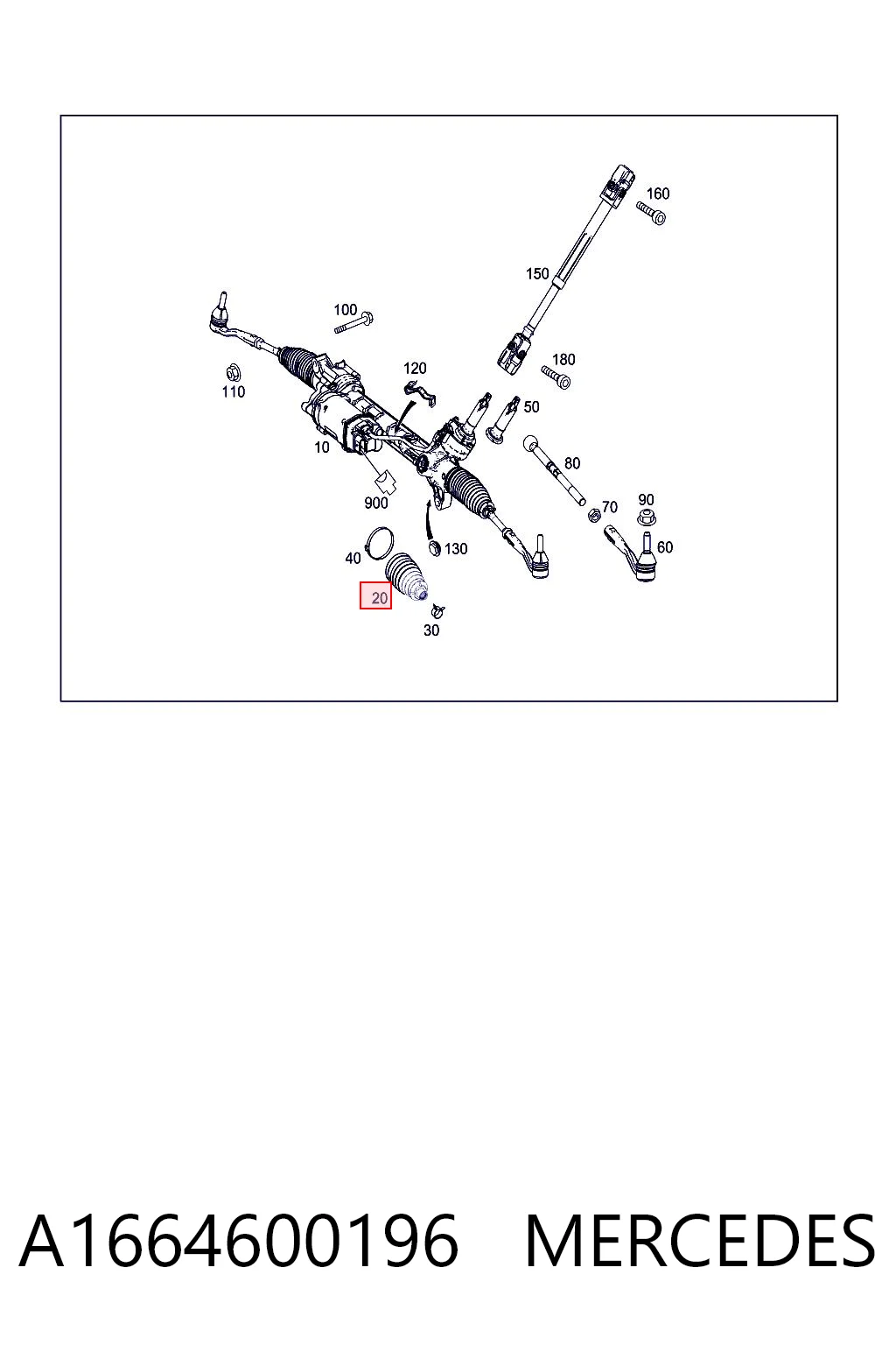 Пильник рульової рейки 39644 Lemforder