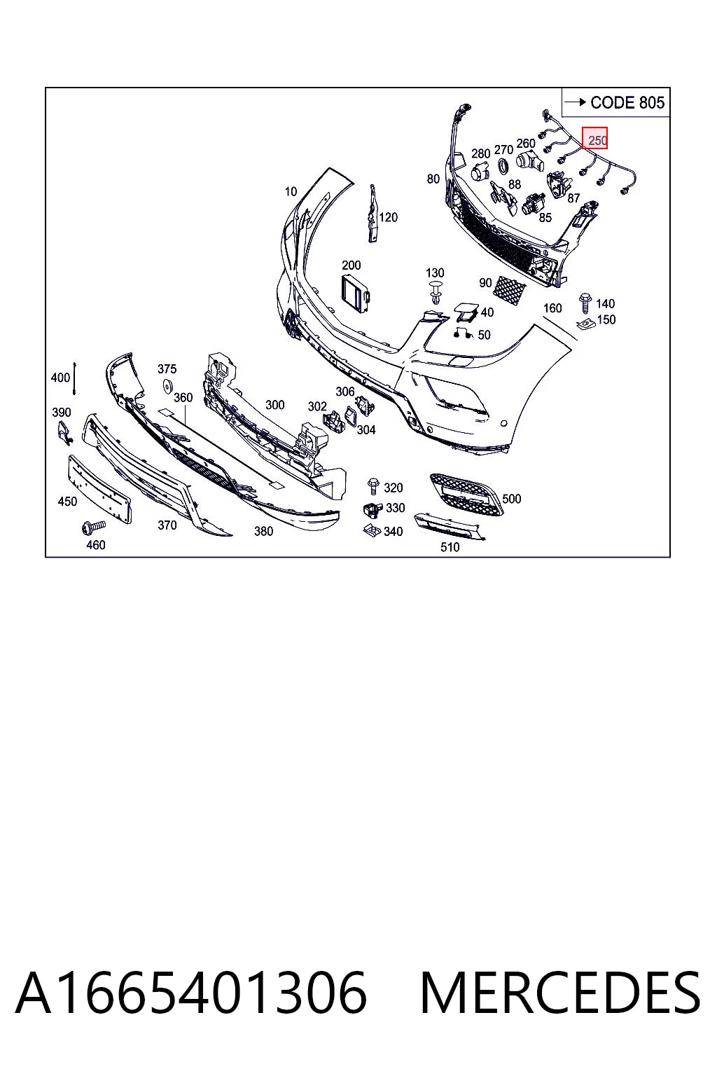 A1665401306 Mercedes 
