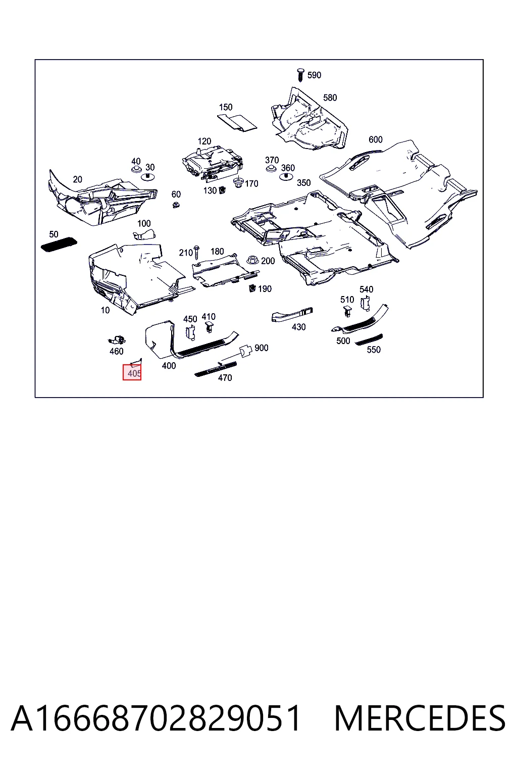  Mercedes A1666870282 ціна, від 19.00 USD