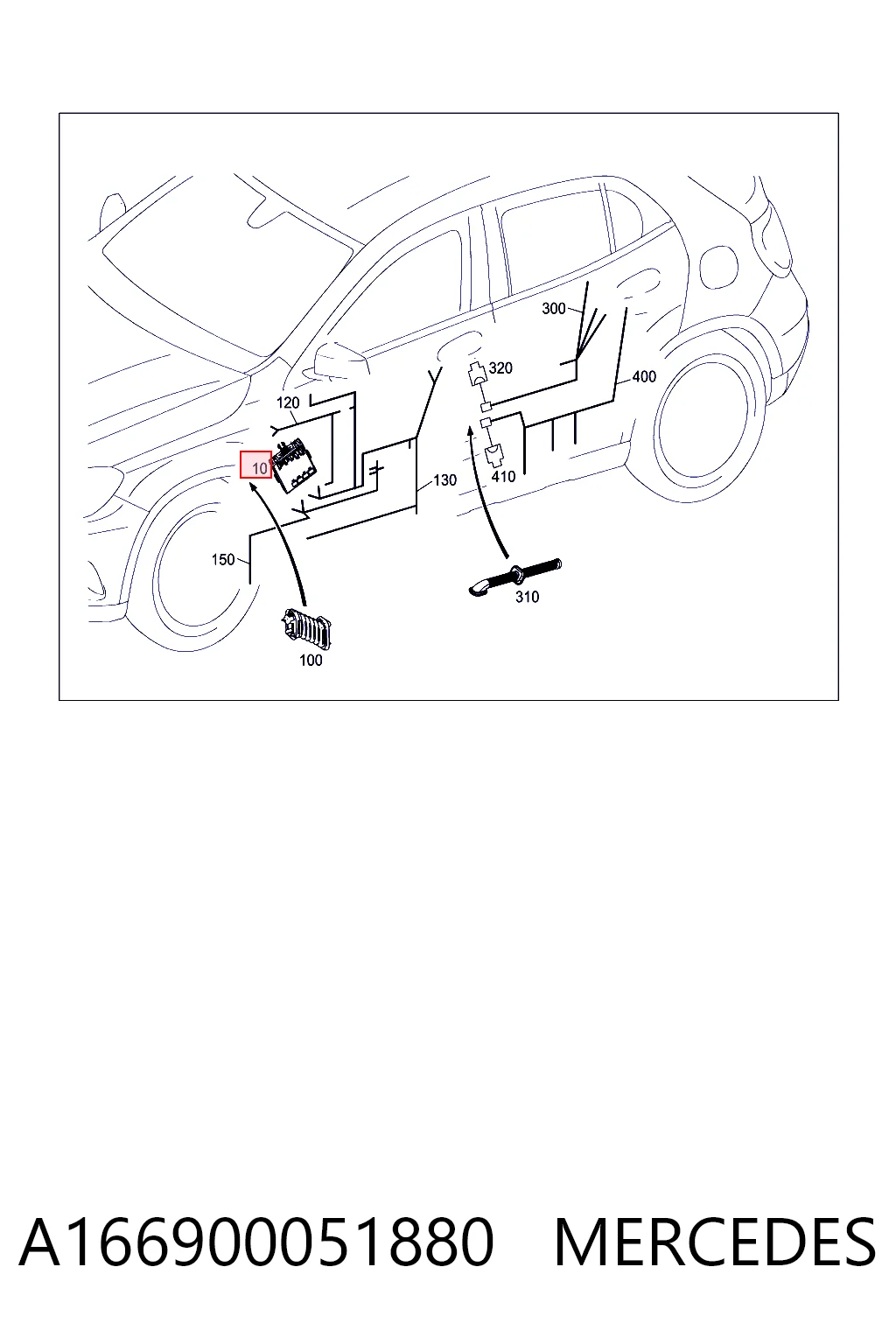 Купити A1669004302 Nissan/Infiniti Блок комфорту передніх дверей