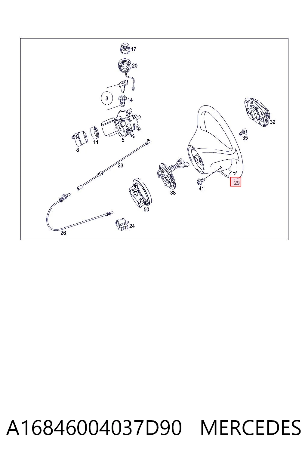 Рульове колесо на Mercedes A  W168