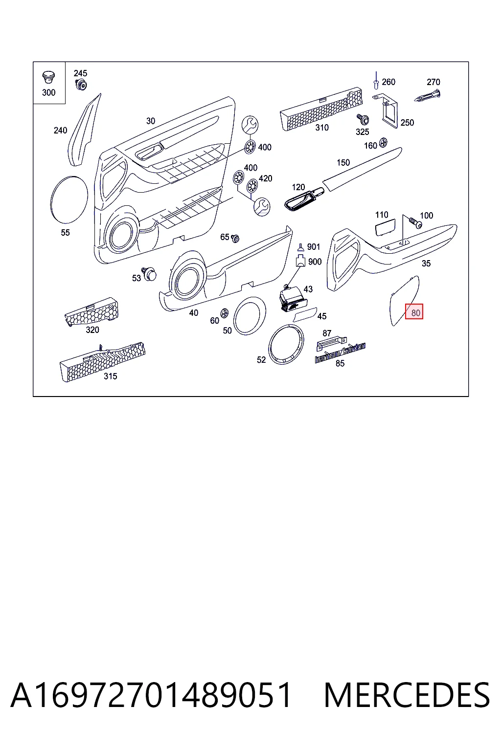  Mercedes A1697270148 ціна, від 6.33 USD