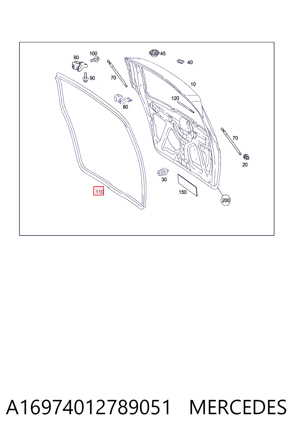  Mercedes A1697401278