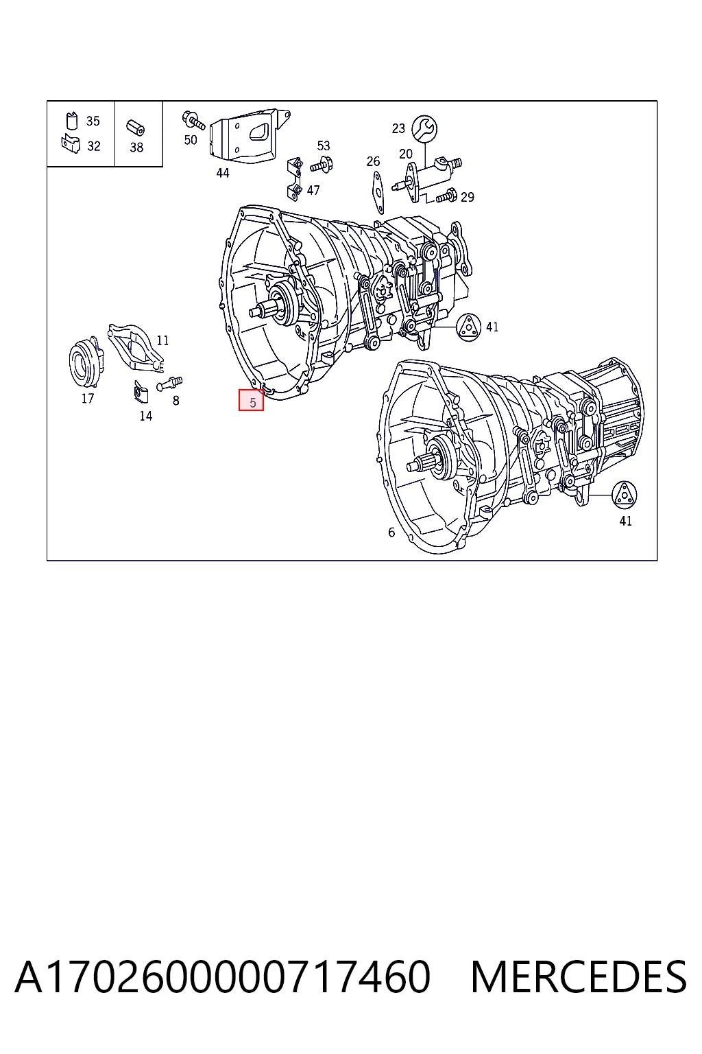  Коробка передач Mercedes C 