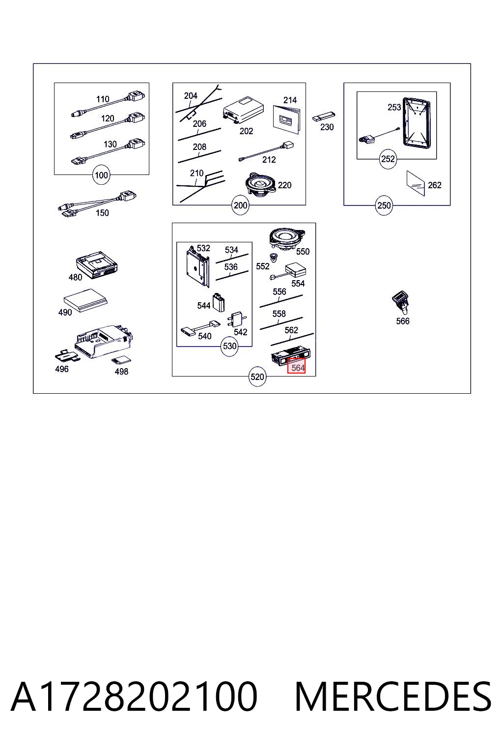 A1728202100 Mercedes 