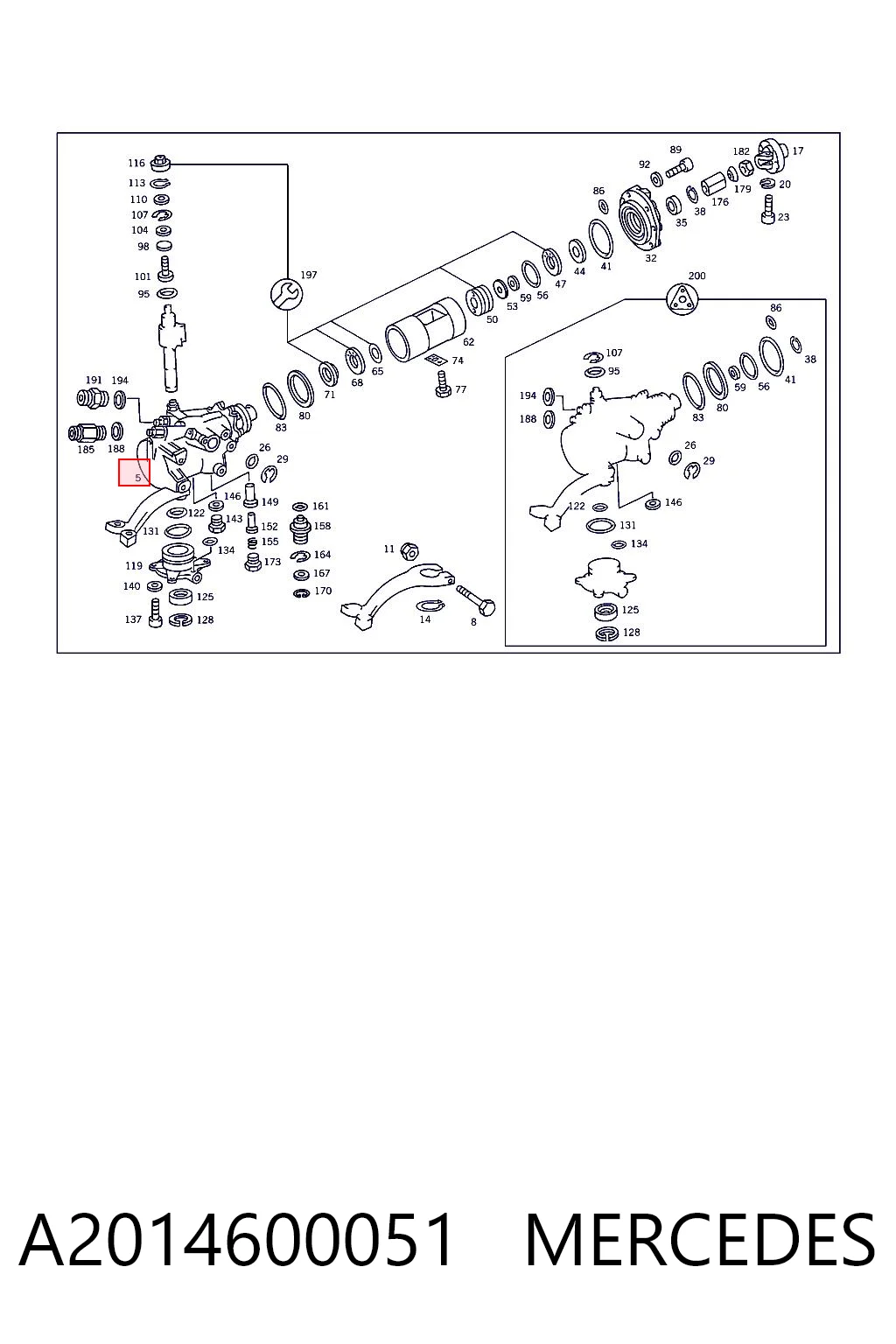Рульовий механізм GKN-Spidan 52501