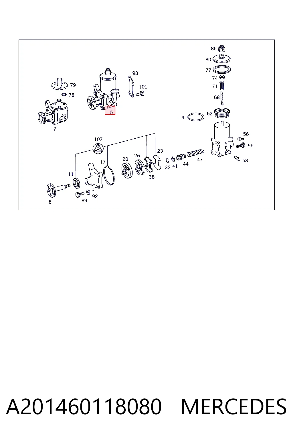 Купити 7682900112 ZF Parts Насос гідравліки