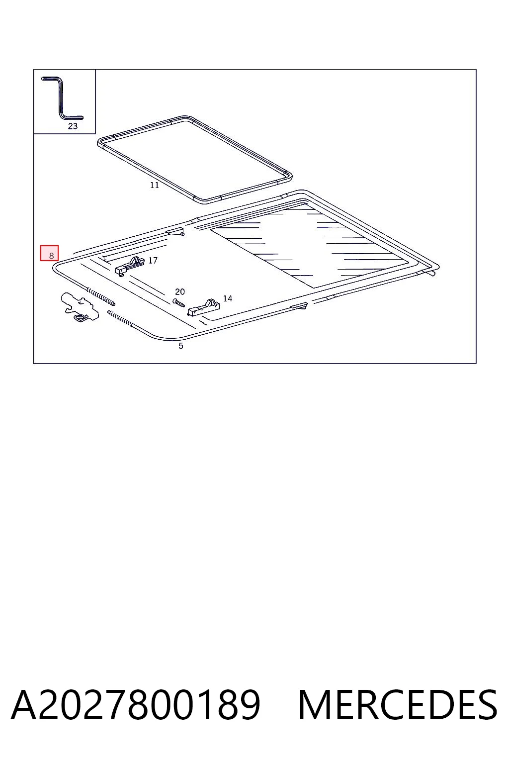 A2027800189 Mercedes