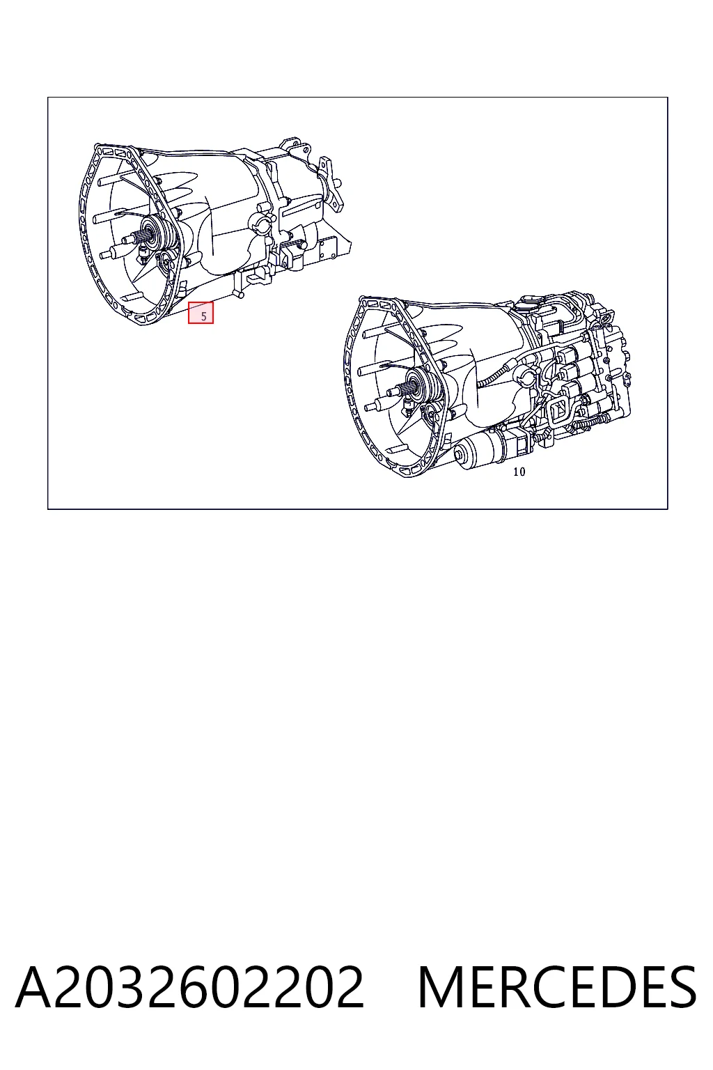  Коробка передач Mercedes E 
