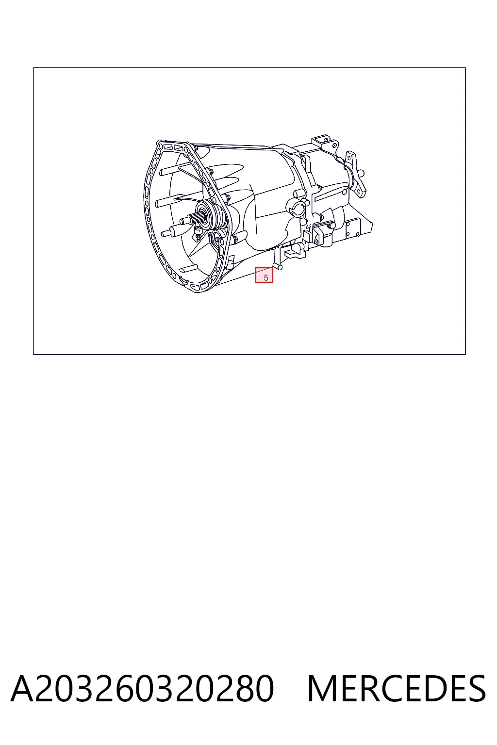  Коробка передач Mercedes C 