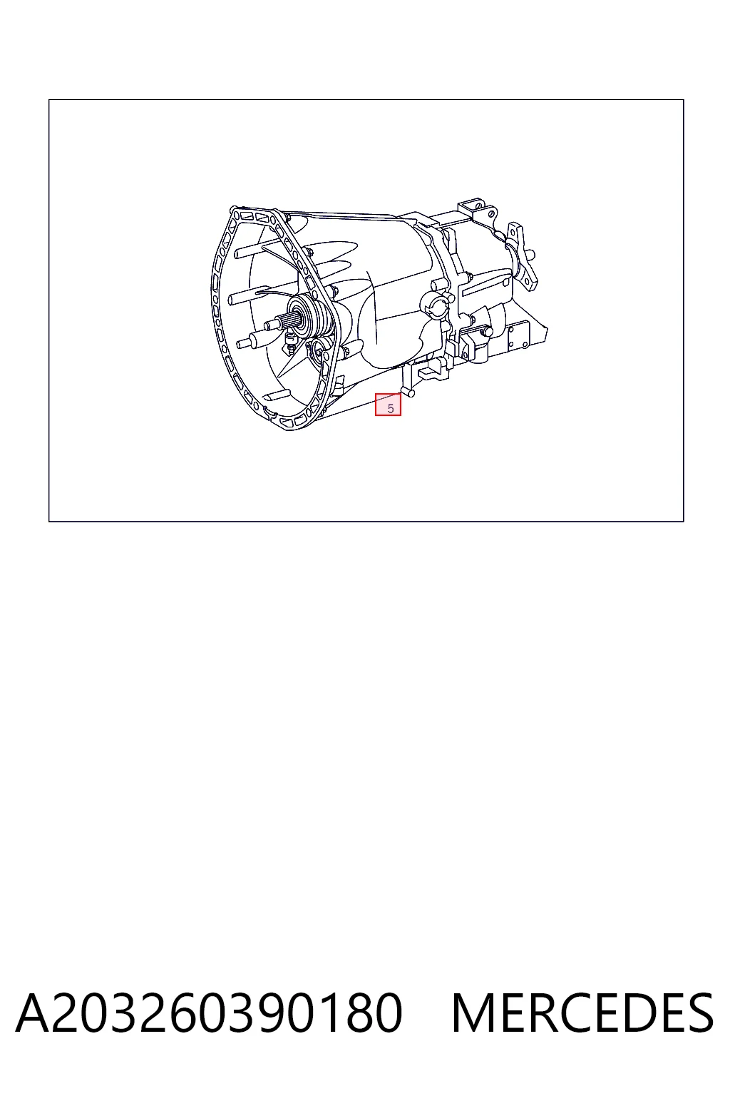 КПП в зборі Mercedes C 