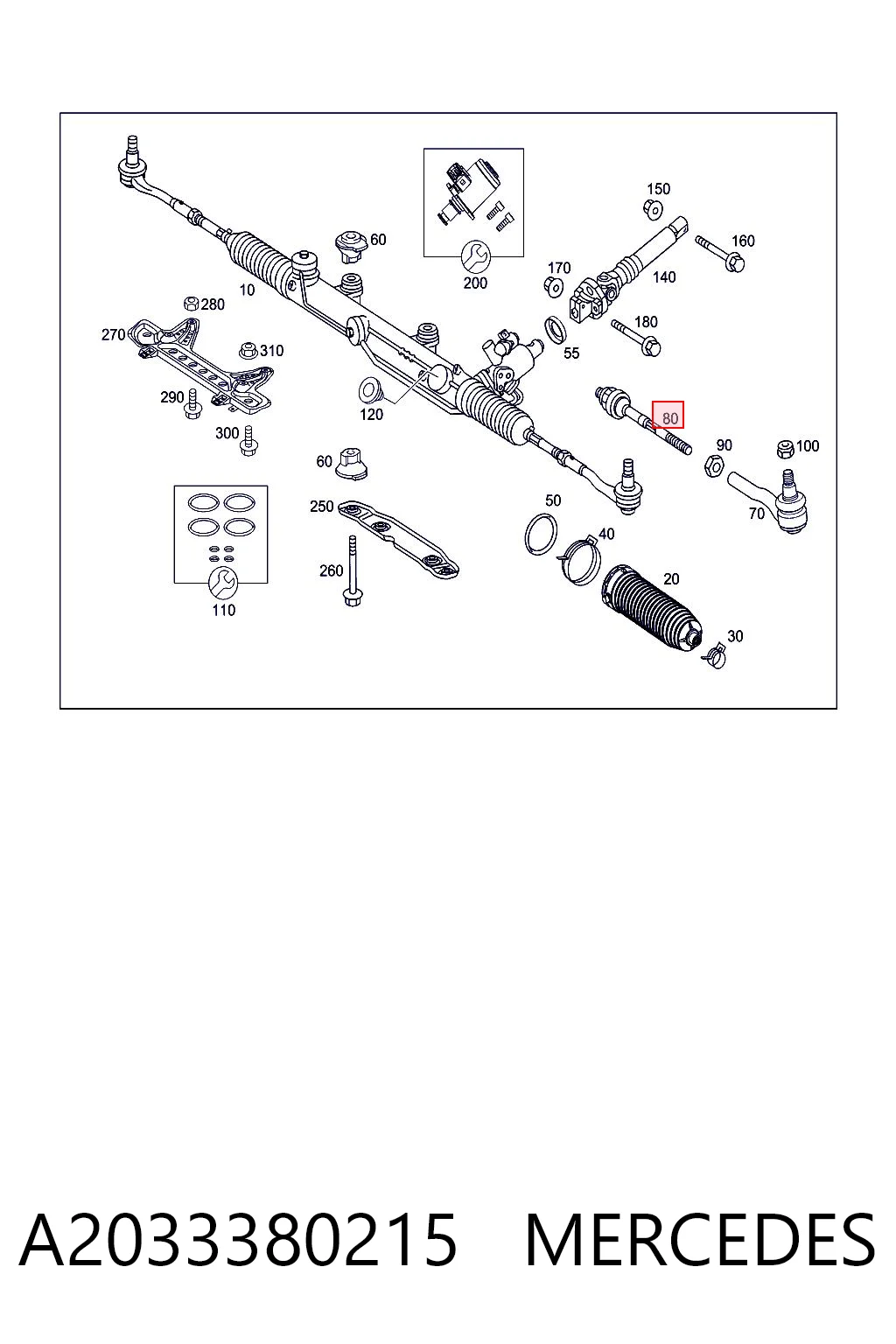 M583 Polcar Тяги кермові