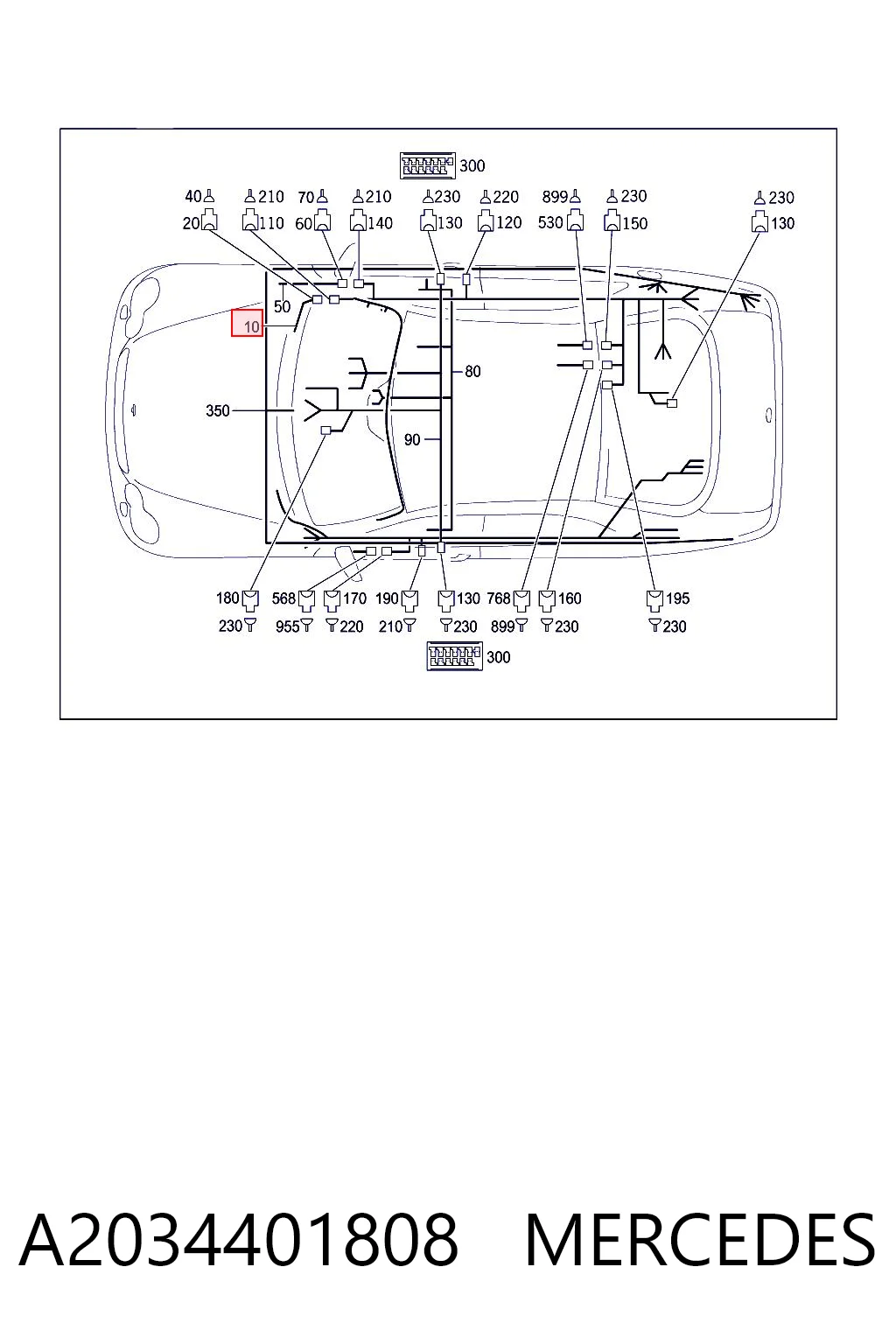 A2034401808 Mercedes 