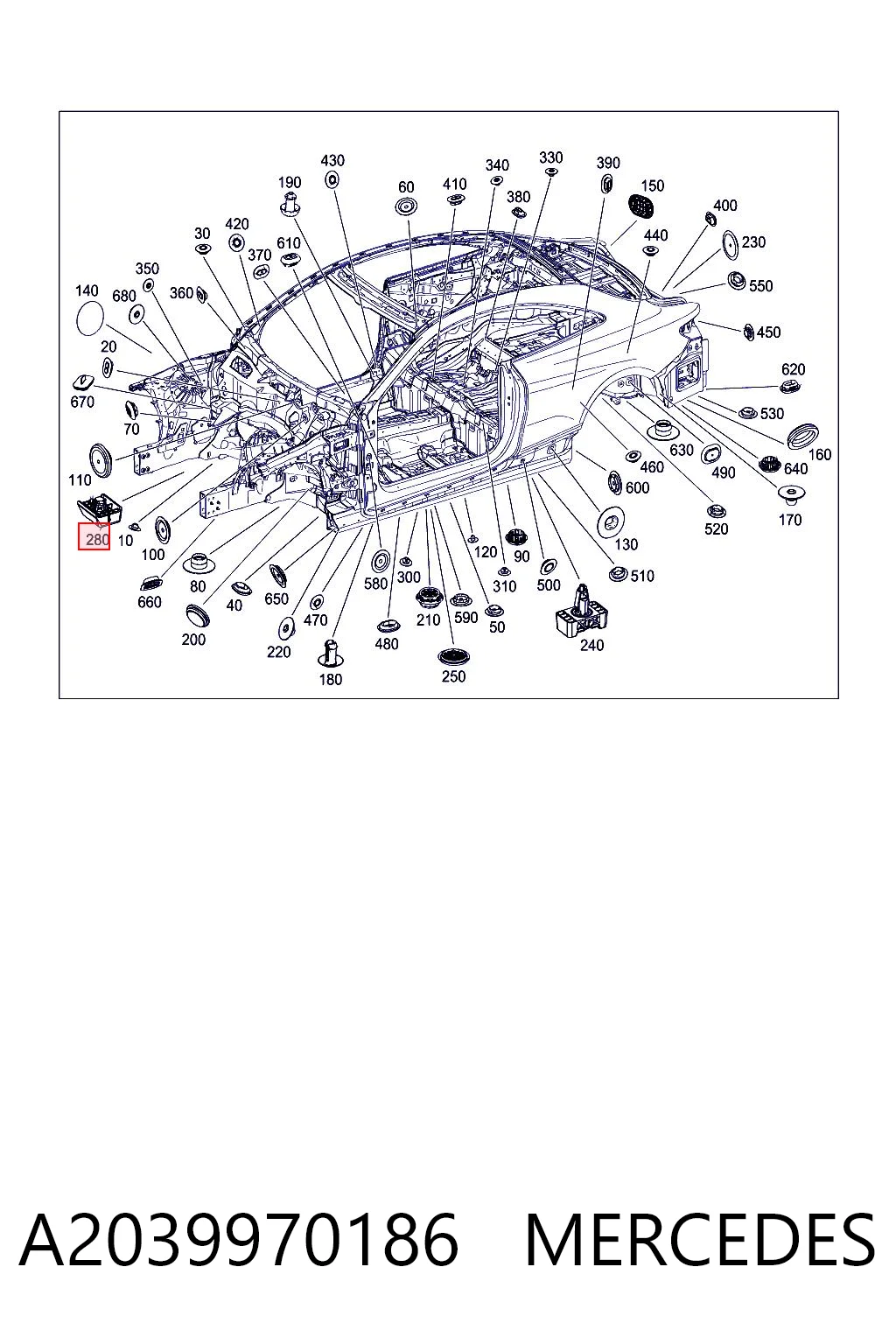 A2039970186 Mercedes Подушка домкрата нижня, піддомкратники