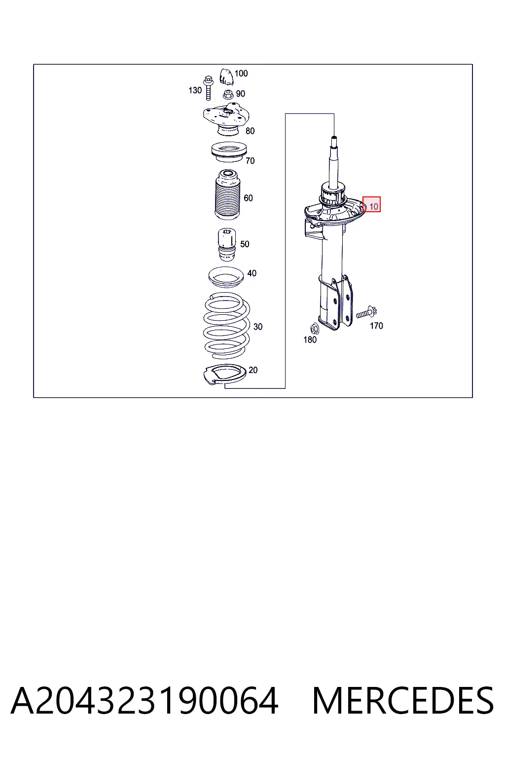 Амортизатор передній 7221G Magneti Marelli