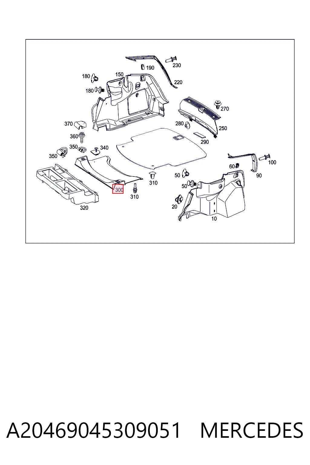  Mercedes A2046904530 ціна, від 8.46 USD