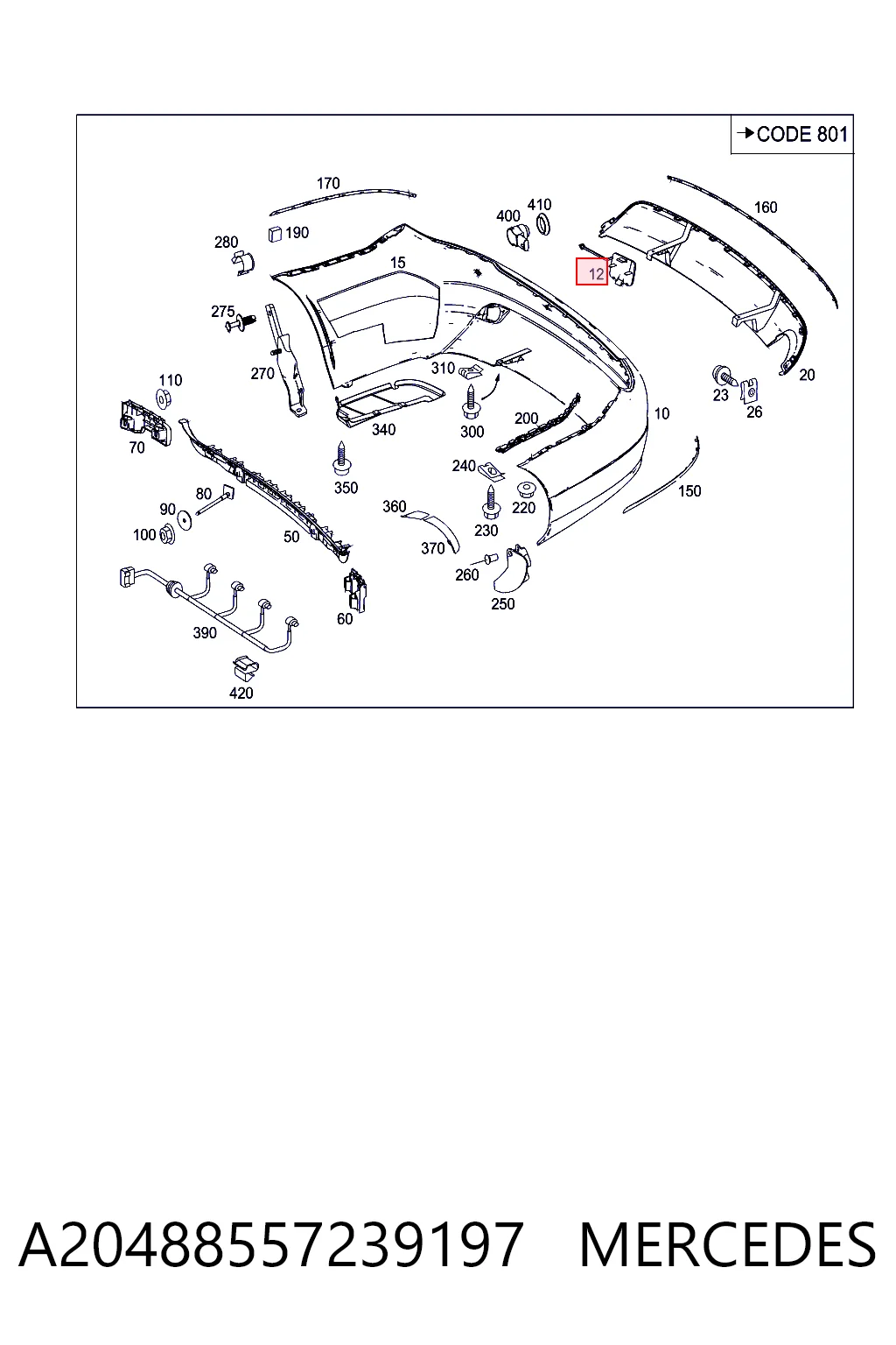 A20488557239999 Mercedes 