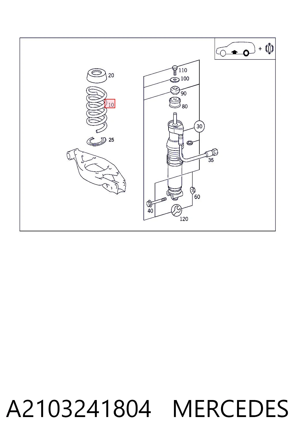 Пружина задня Meyle 140320450 ціна, від 32.25 USD