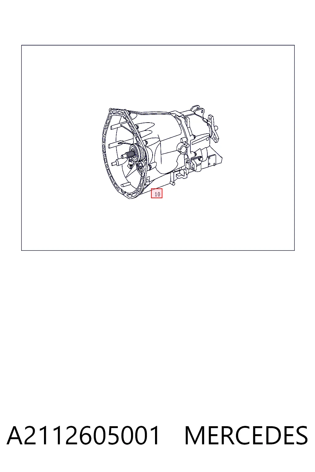 КПП в зборі Mercedes CLK 