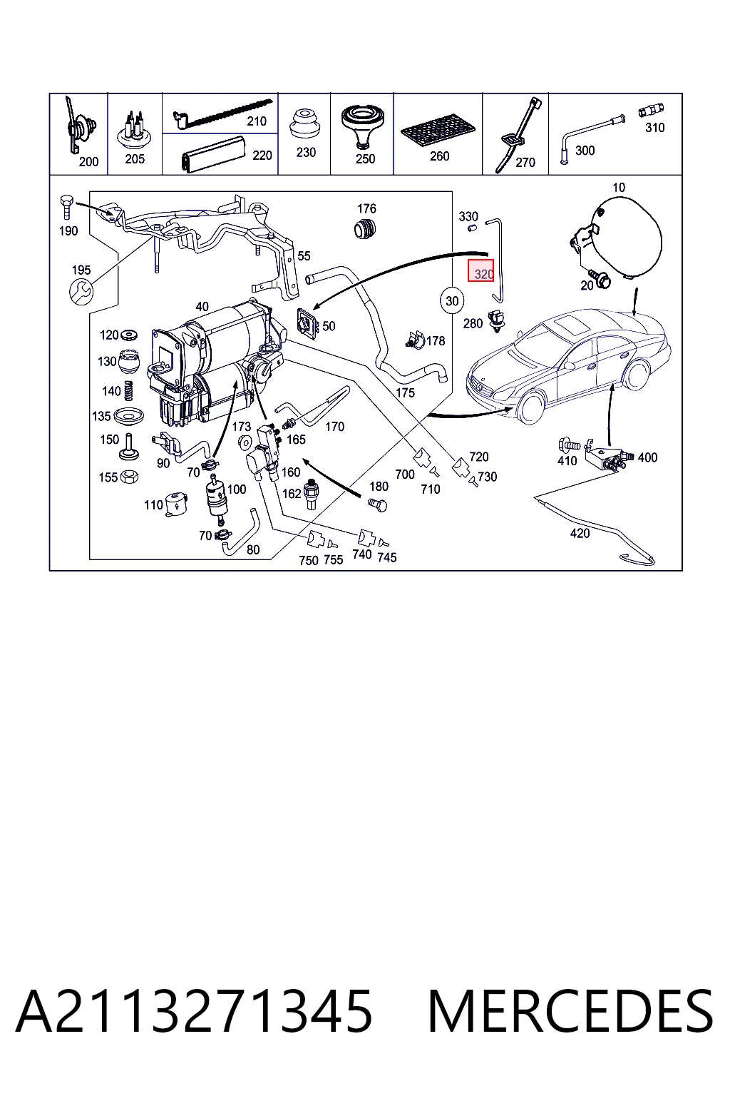 A2113271345 Mercedes