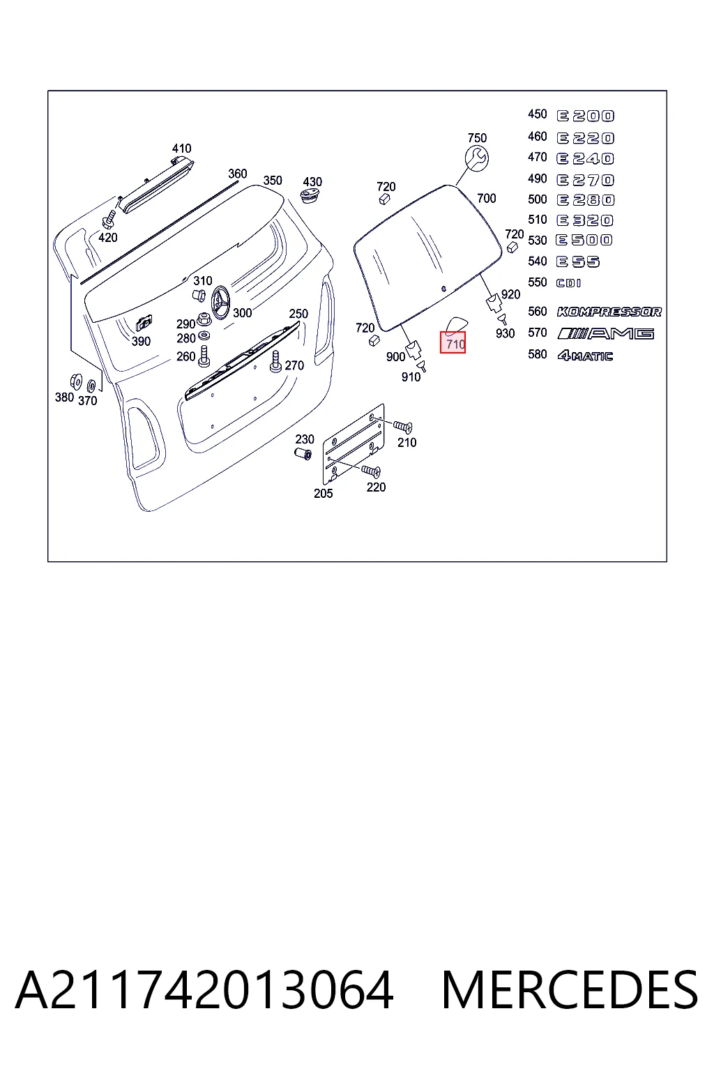 A211742013064 Mercedes 