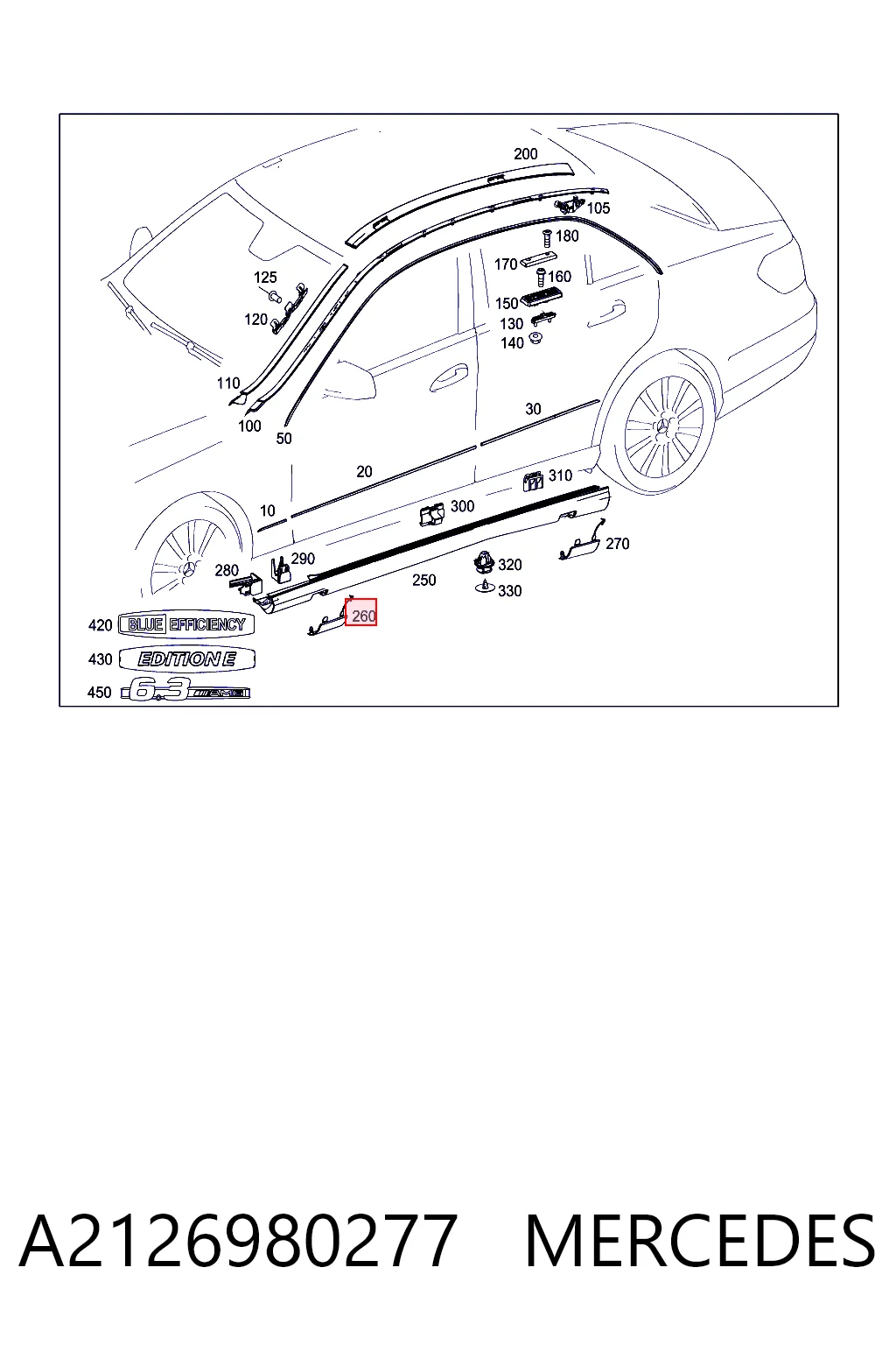 A2126980277 Mercedes 