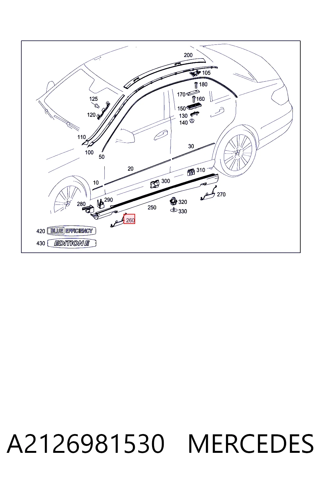 A2126981530 Mercedes 