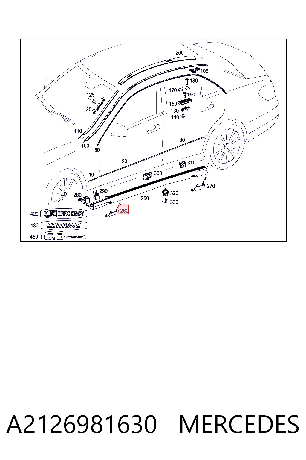 A2126981630 Mercedes 