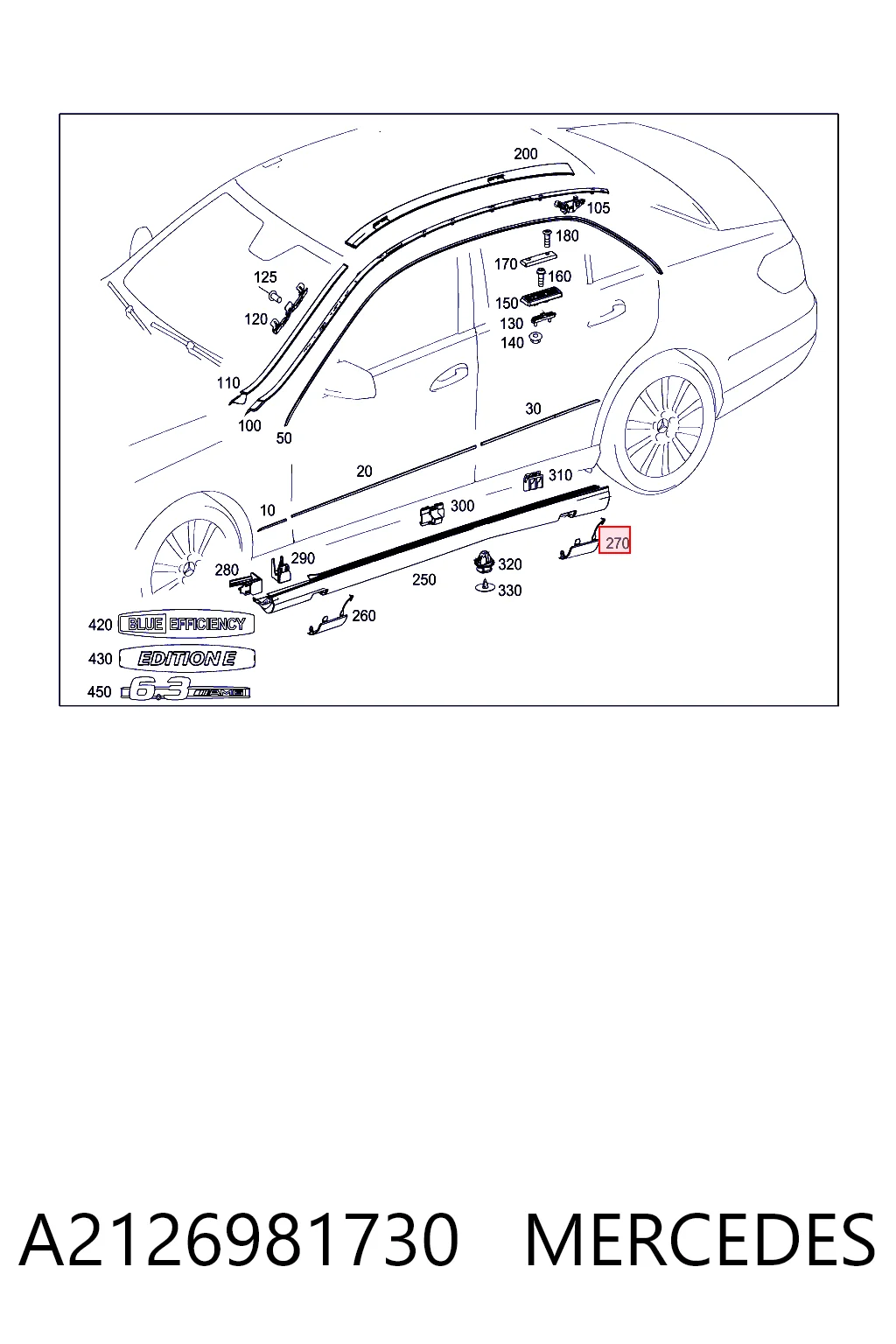 A2126981730 Mercedes 