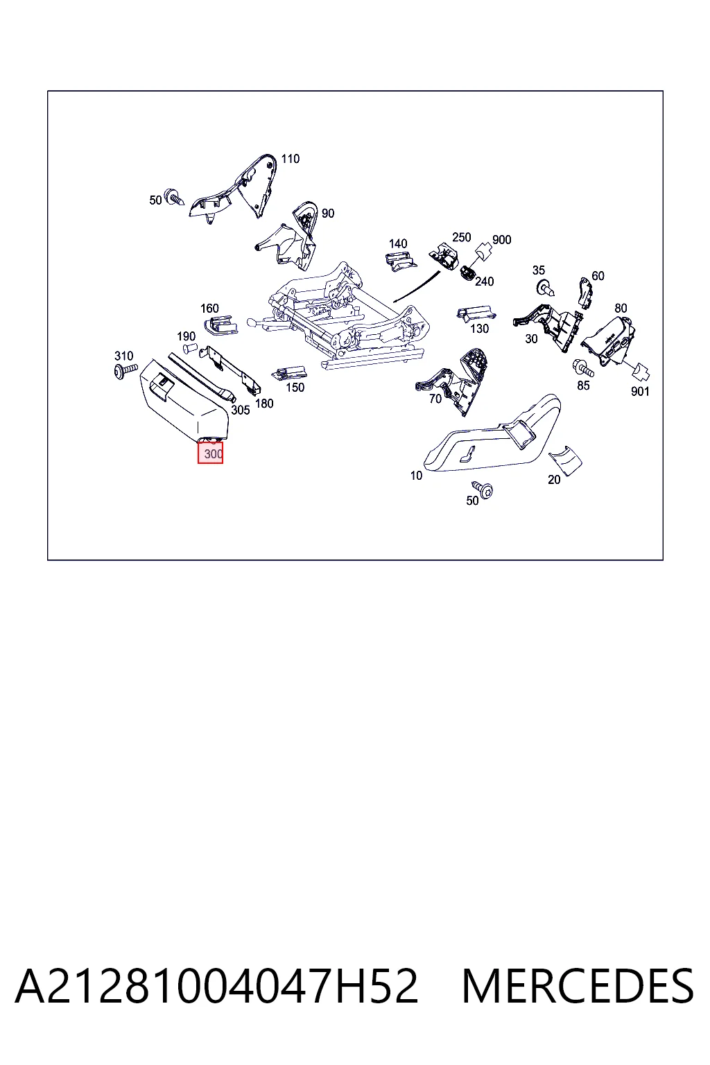  Mercedes A2128100404 ціна, від 36.66 USD