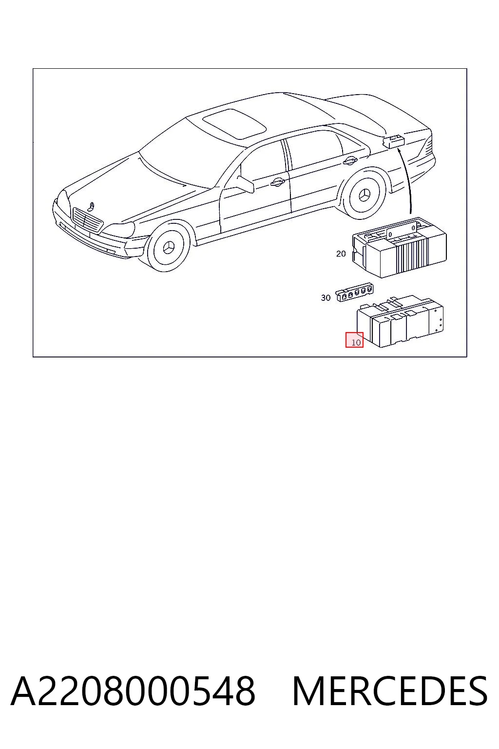 A2208000548 Mercedes Насос вакуумний