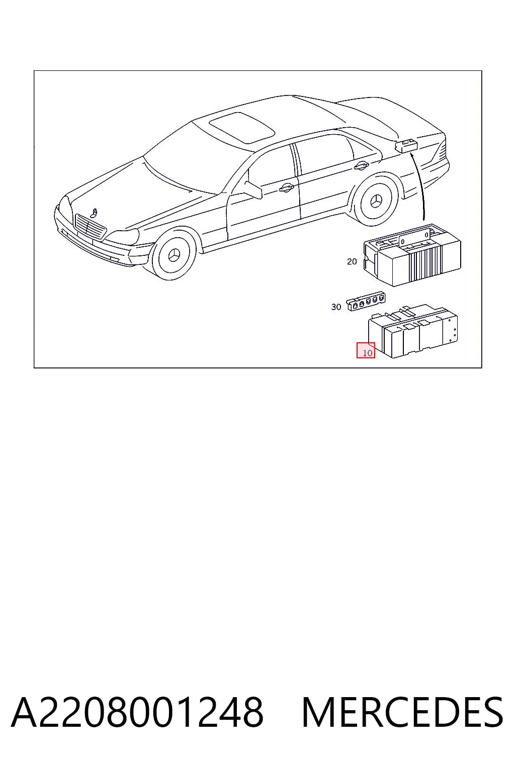A2208001248 Mercedes Насос пневматичної системи кузова