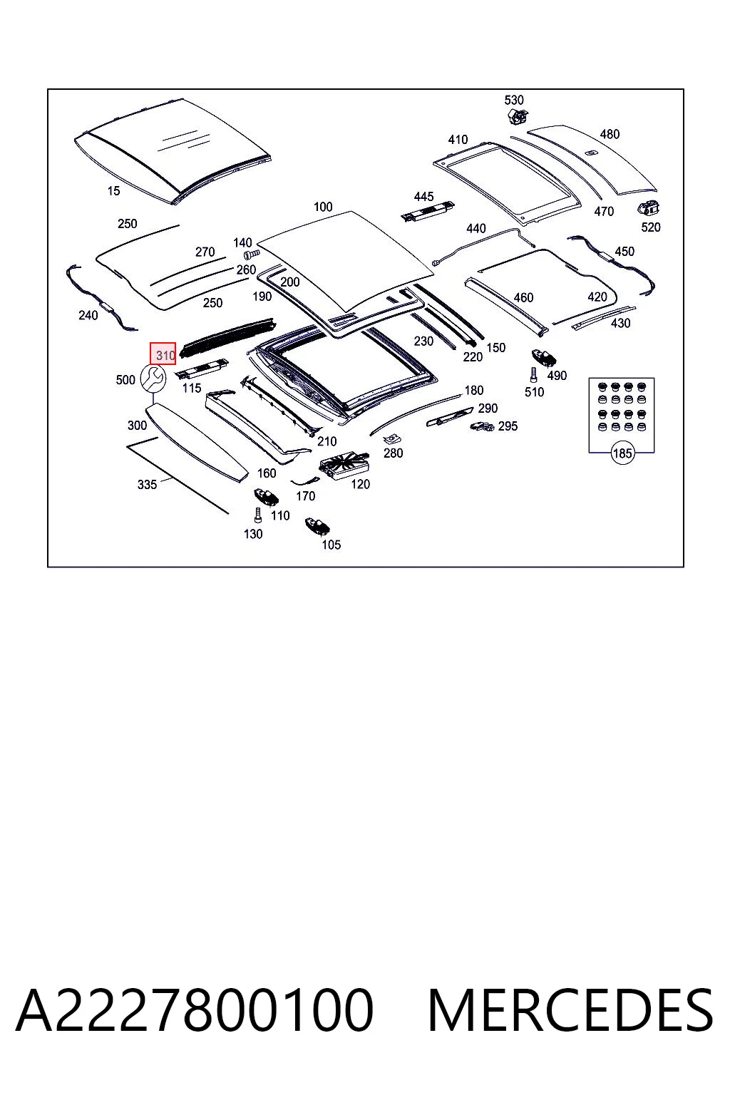 A2227800100 Mercedes 