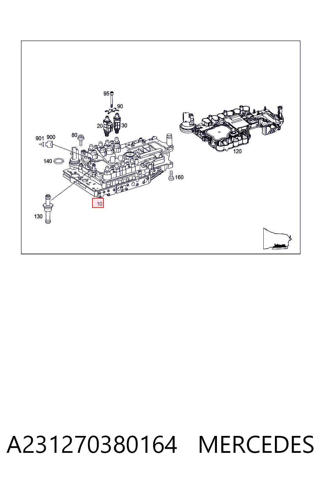 Купити A231270380187 Mercedes 