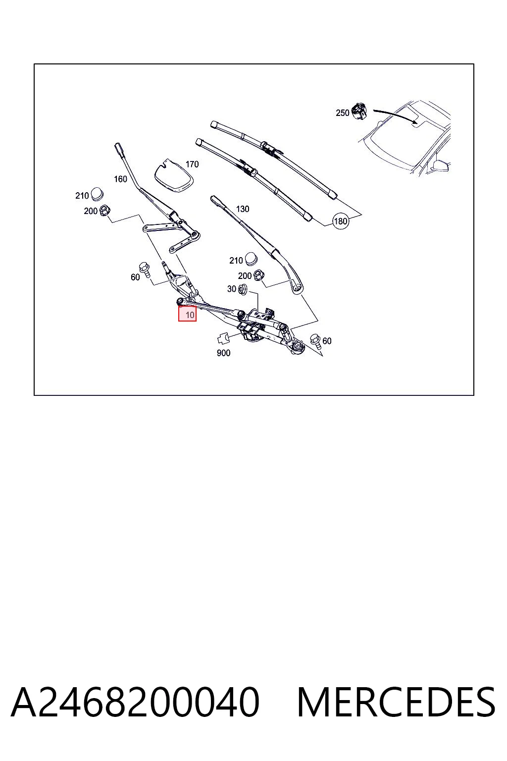 Купити 570419 Maxgear Трапеція двірників