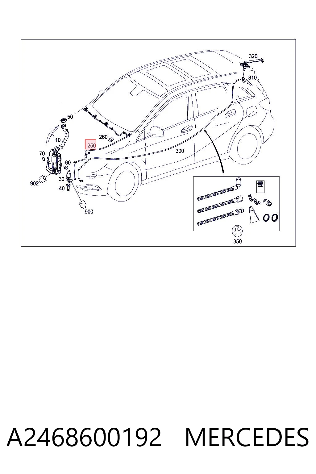 A2468600192 Mercedes 