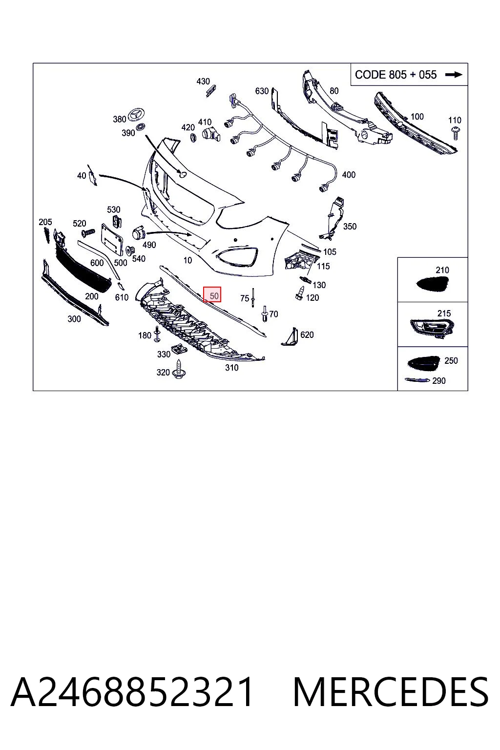 A2468852321 Mercedes 