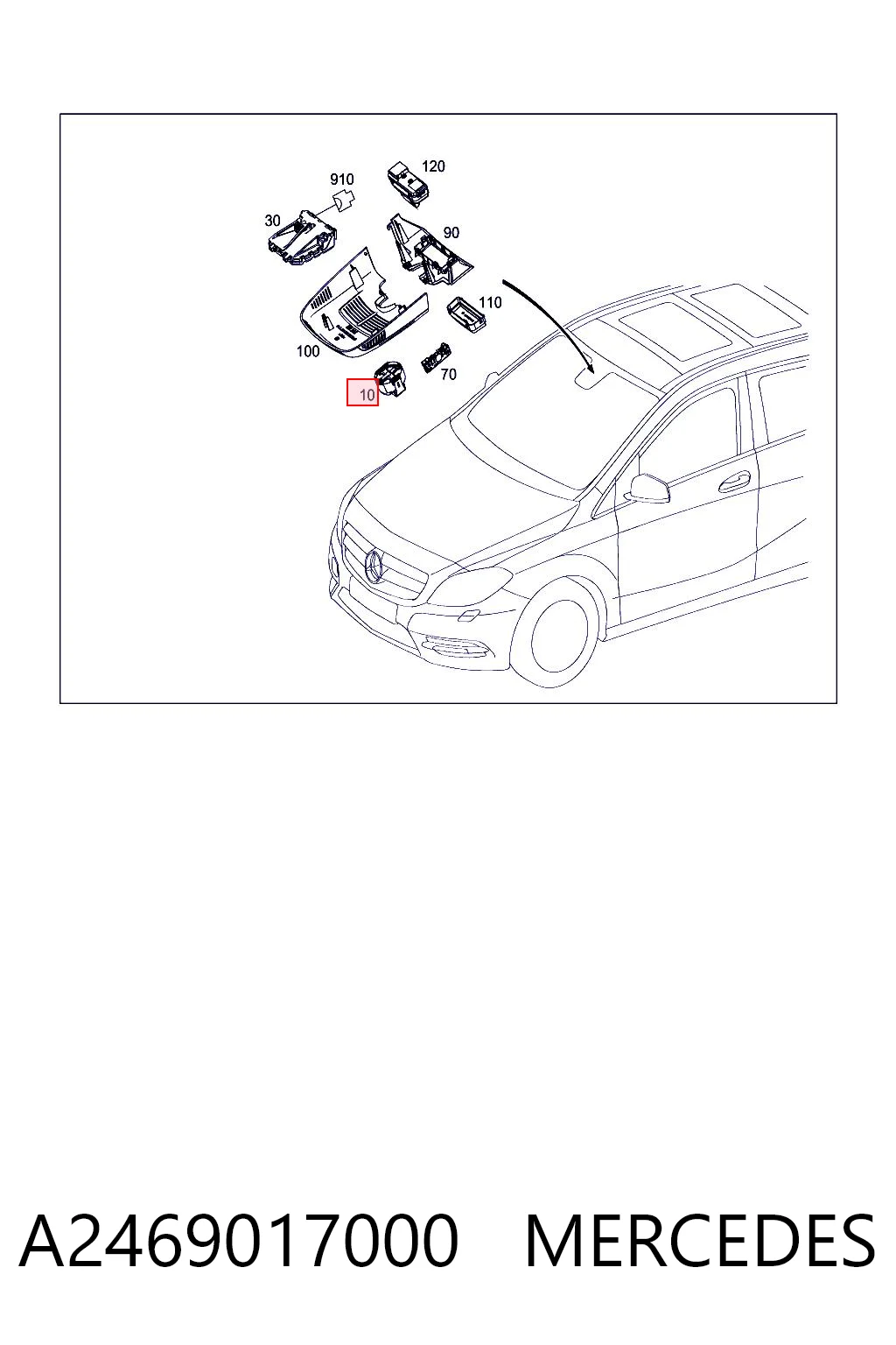 A2469017000 Mercedes 