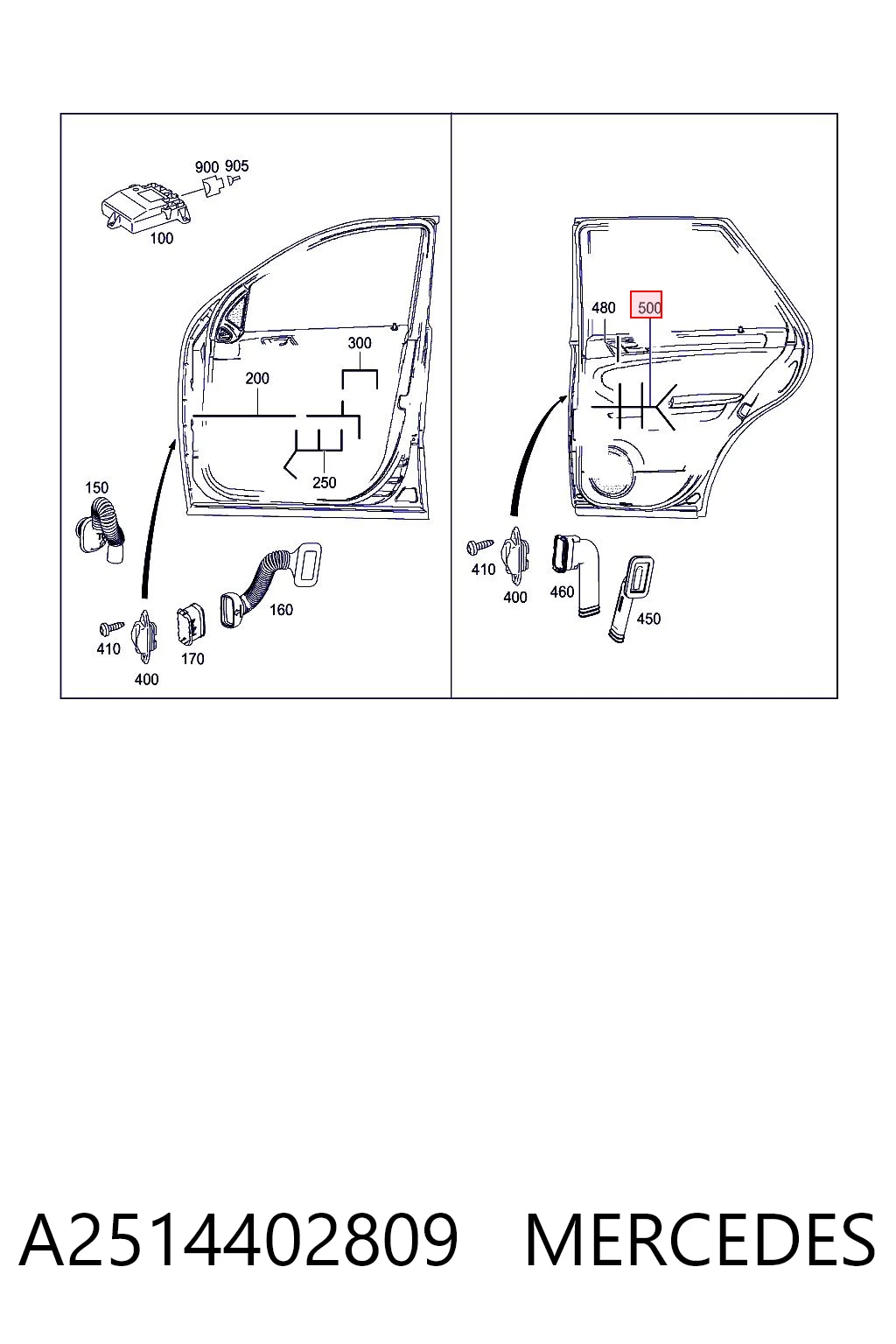 A2514402809 Mercedes