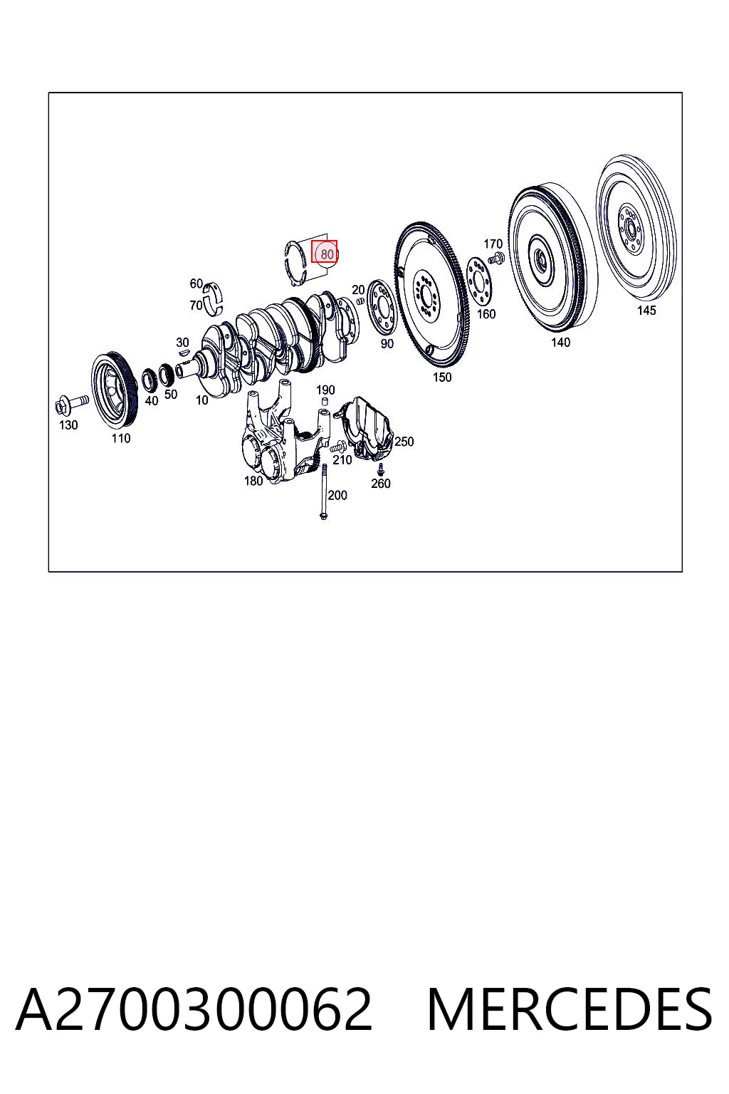 A2700300062 Mercedes 